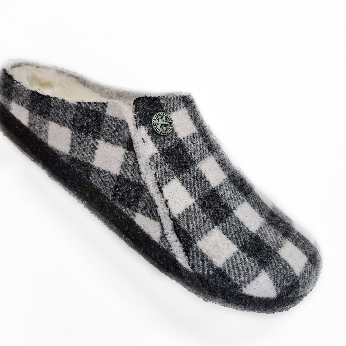 NWOT Birkenstock White Wool Plaid Shearling Amazon.com | Birkenstock Men main image 4