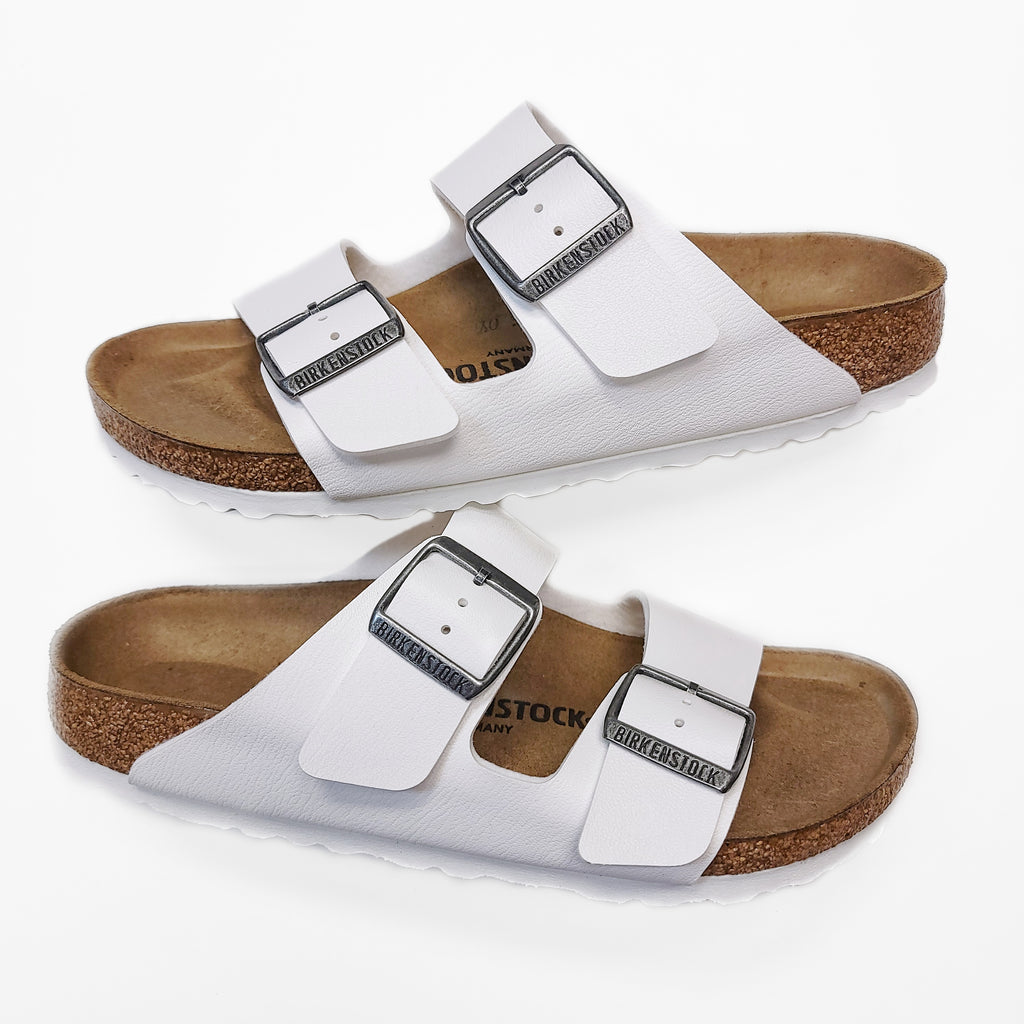 Birkenstock Arizona White BirkoFlor sandal 