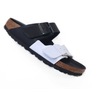 Birkenstock Arizona Split Black/ White Sandal